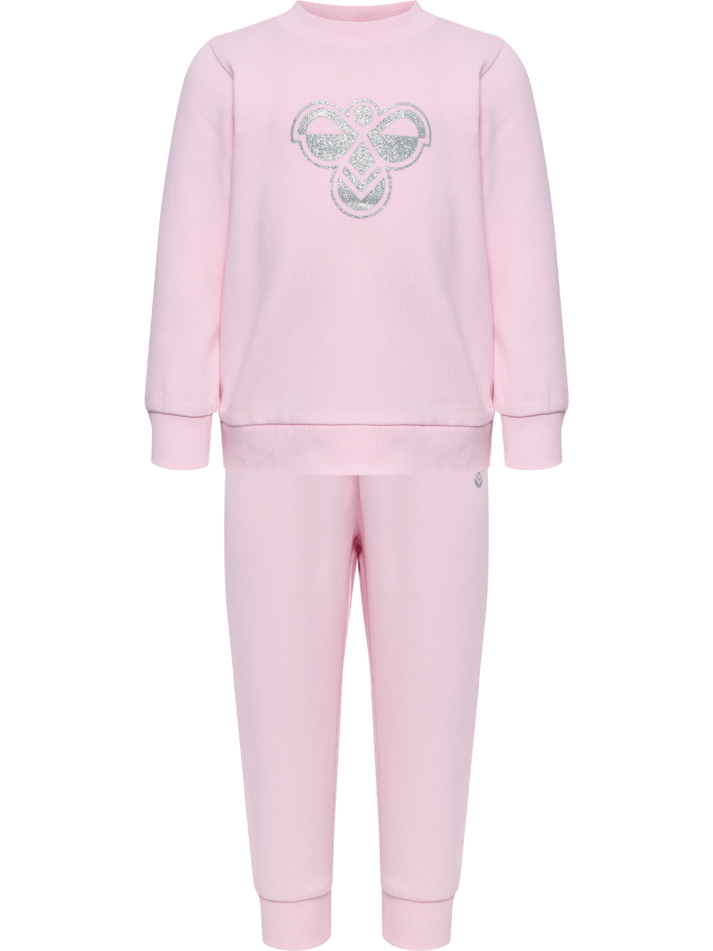 HUMMEL Mini Jersey Crewsuit Bee Kind (pink lady)