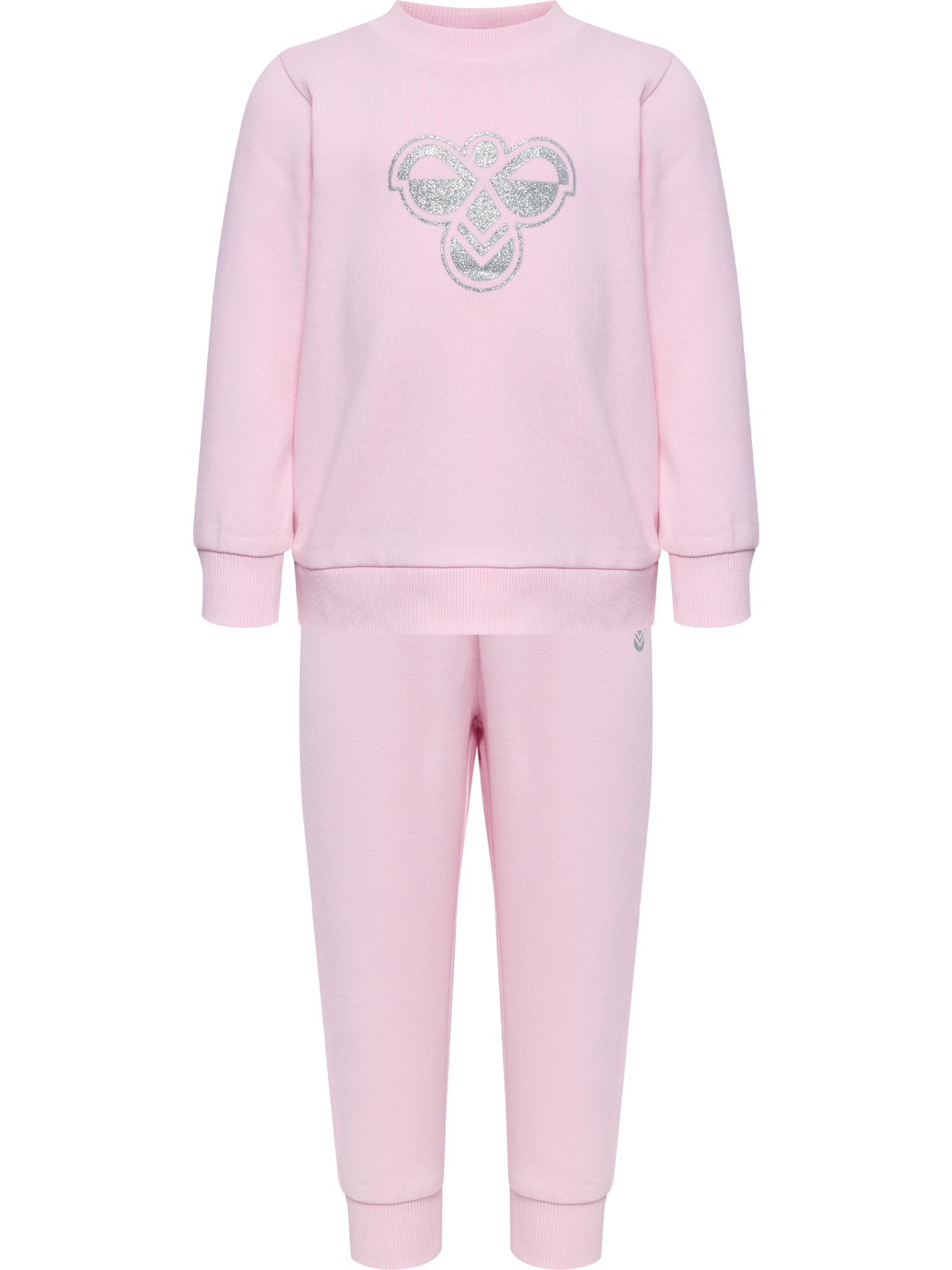 HUMMEL Mini Jersey Crewsuit Bee Kind (pink lady)