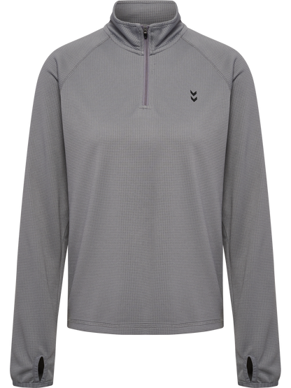 HUMMEL Pulse W Half Zip Midlayer (sharkskin)