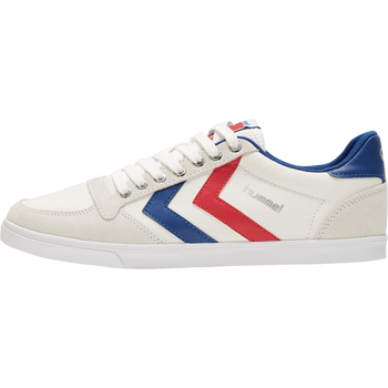 HUMMEL Slimmer Stadil Low (white/blue/red/gum)