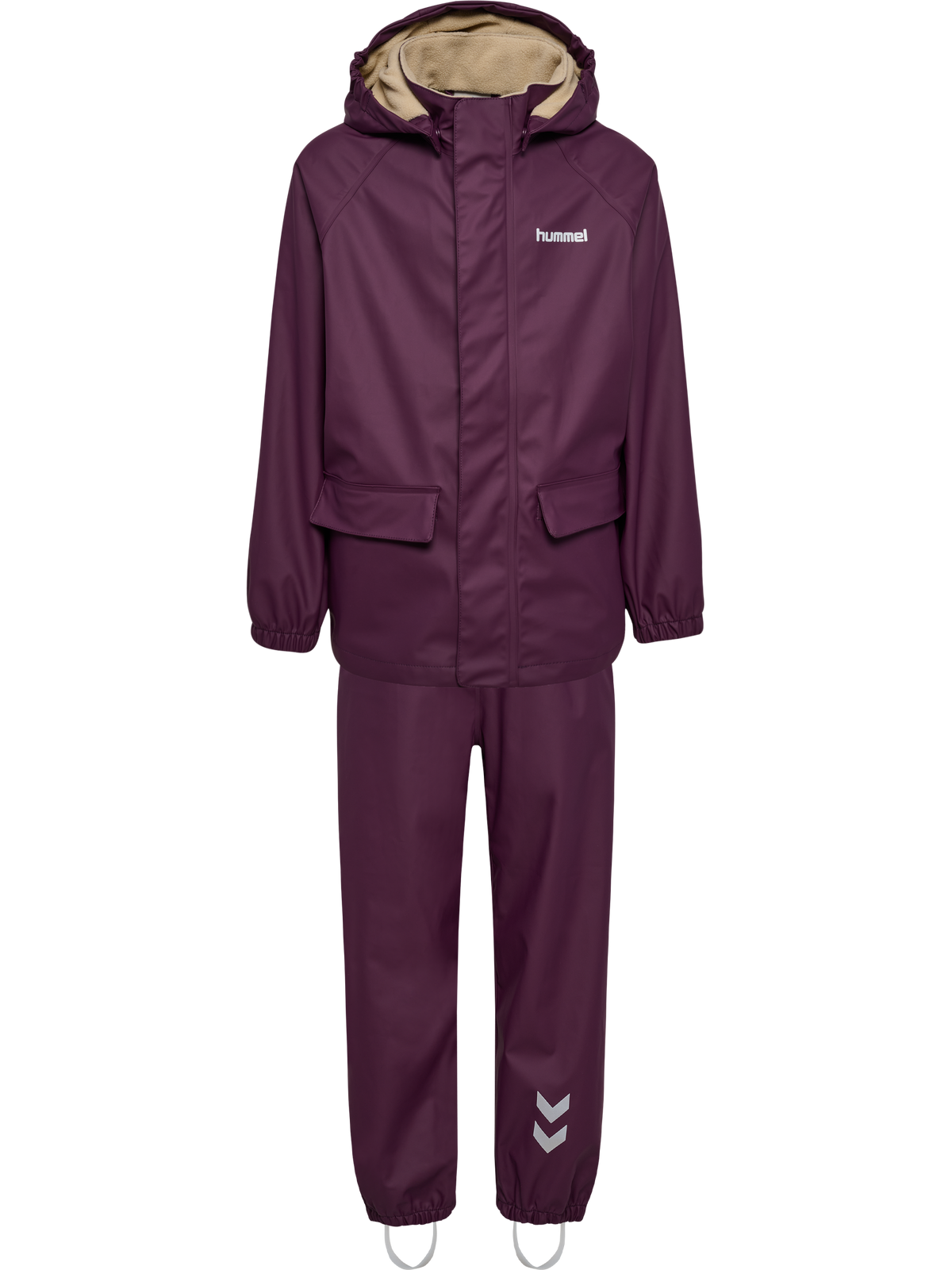 HUMMEL Solo Pu Rainwear Set Kind (blackberry wine)
