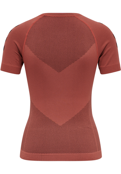 HUMMEL First Seamless Jersey S/S Damen (marsala)