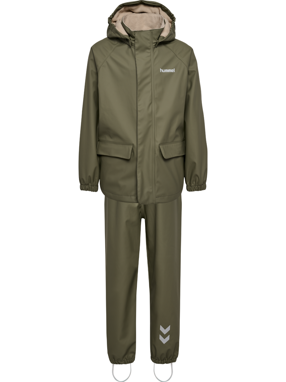 HUMMEL Solo Pu Rainwear Set Kind (dusty olive)