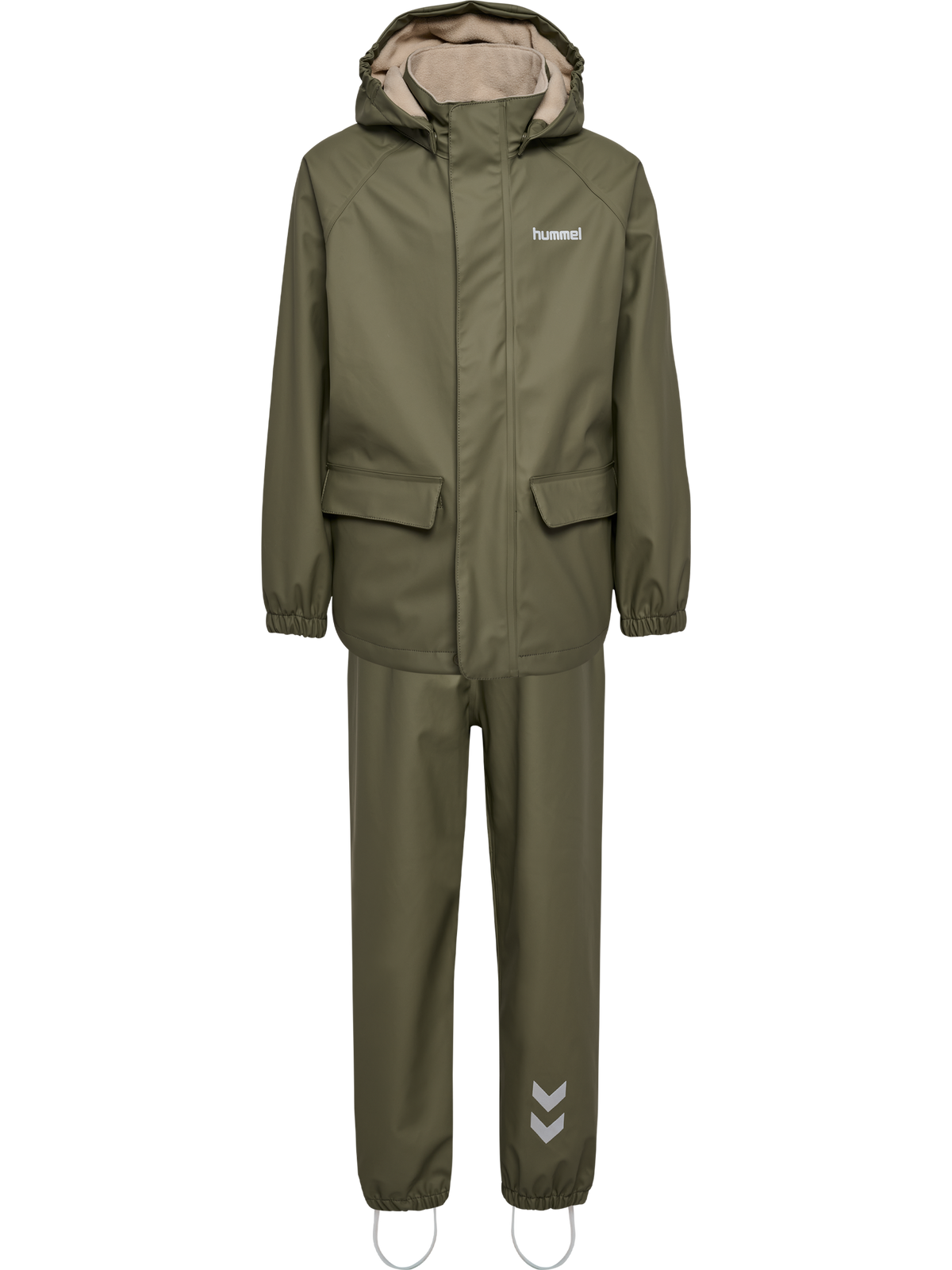 HUMMEL Solo Pu Rainwear Set Kind (dusty olive)