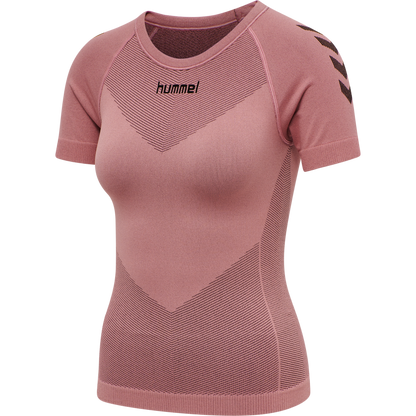 HUMMEL First Seamless Jersey S/S Damen (dusty rose)