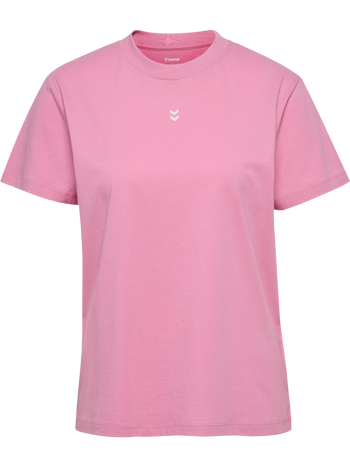 HUMMEL Frame Cotton T-Shirt S/S Damen (begonia pink)