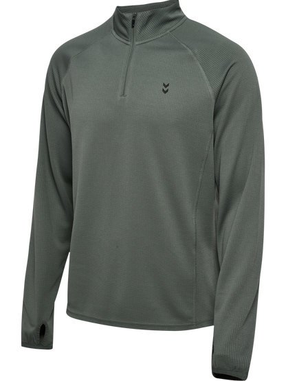 HUMMEL Pulse Half Zip Midlayer (castor gray)