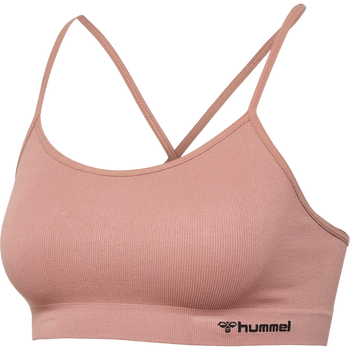 HUMMEL Juno 2 Pack Seamless Bra Damen (ash rose/paloma)