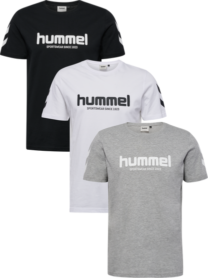 HUMMEL Legacy 2.0 T-Shirt S/S 3-Pack (black/grey melange/white)