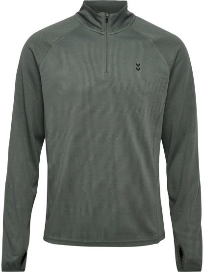 HUMMEL Pulse Half Zip Midlayer (castor gray)