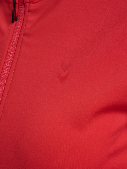 HUMMEL Prima Zip Blouse Damen (chinese red)