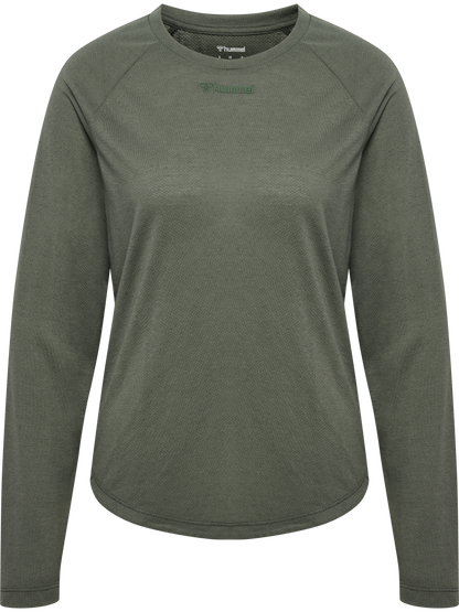 HUMMEL Mt Vanja T-Shirt L/S Damen (castor gray)