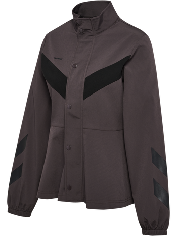 HUMMEL I-D Funnel Neck Stripe Jacket Damen (shale)