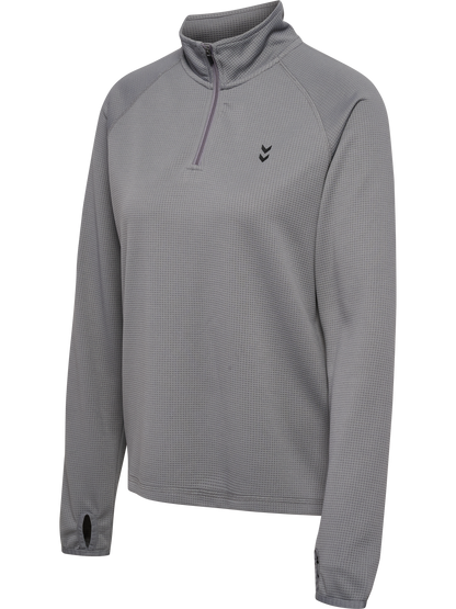 HUMMEL Pulse W Half Zip Midlayer (sharkskin)