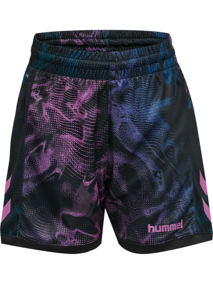 HUMMEL Blaze CLUB26 Graphic Shorts Kind (black/pink)