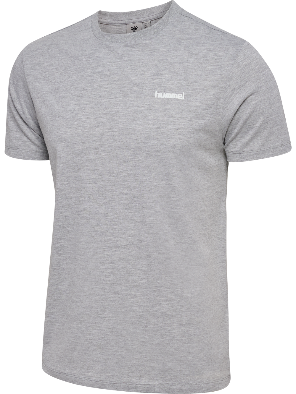 HUMMEL Frame Cotton T-Shirt S/S (light grey melange)