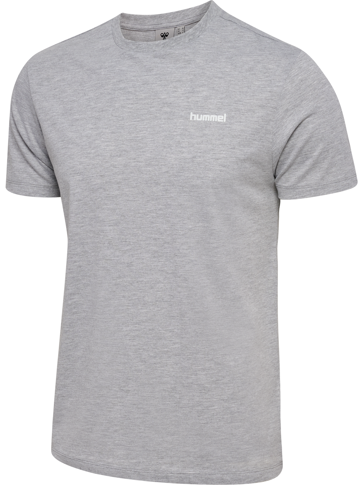 HUMMEL Frame Cotton T-Shirt S/S (light grey melange)