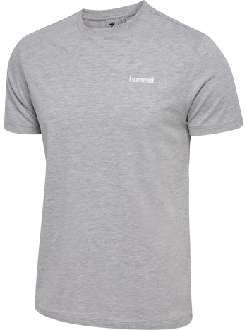HUMMEL Frame Cotton T-Shirt S/S (light grey melange)