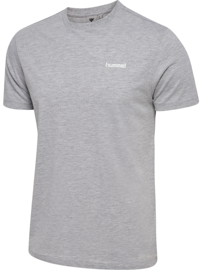HUMMEL Frame Cotton T-Shirt S/S (light grey melange)
