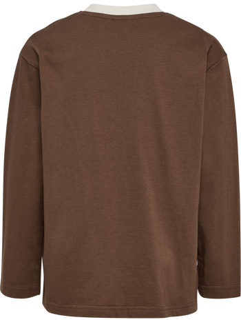 HUMMEL Ziggy Loose L/S Kind (cocoa brown)
