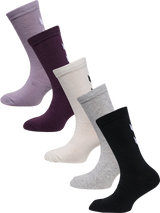 HUMMEL Make My Day Sock 5-Pack Kind (lavender gray)