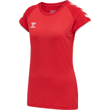 HUMMEL Core Volley Stretch Tee Wo Damen (true red)