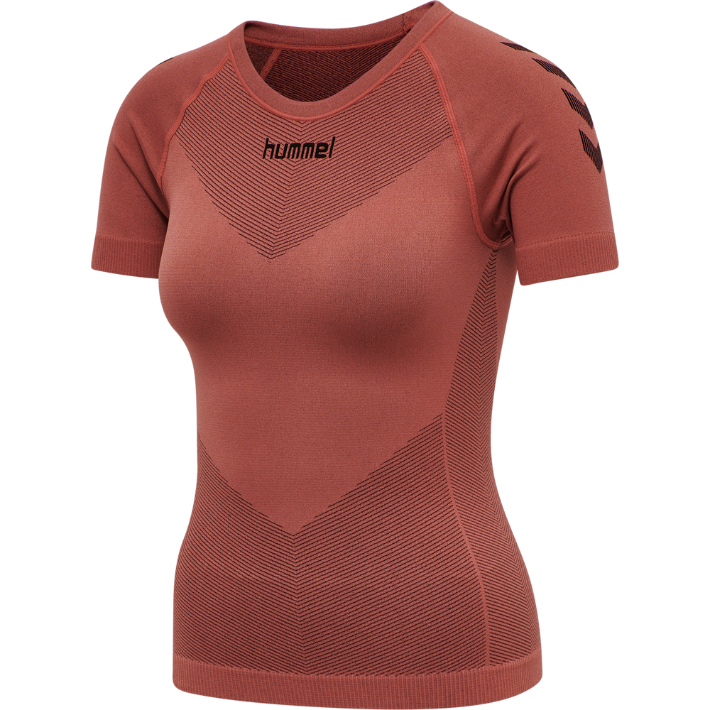 HUMMEL First Seamless Jersey S/S Damen (marsala)