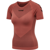 HUMMEL First Seamless Jersey S/S Damen (marsala)