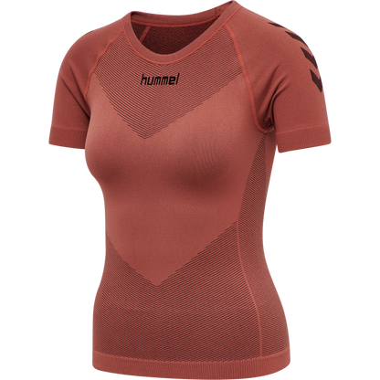 HUMMEL First Seamless Jersey S/S Damen (marsala)