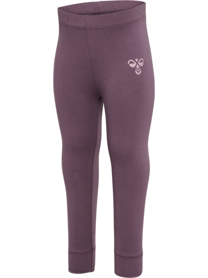 HUMMEL Mini 2-Pack Tights Kind (black plum/sea fog)