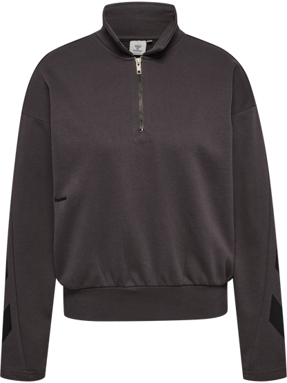 HUMMEL I-D Zip Polo Sweatshirt Damen (shale)
