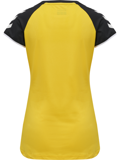 HUMMEL Core Volley Stretch Tee Wo Damen (blazing yellow)