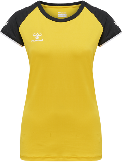 HUMMEL Core Volley Stretch Tee Wo Damen (blazing yellow)
