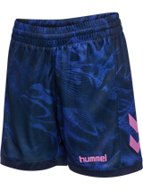 HUMMEL Blaze CLUB26 Graphic Shorts Kind (marine/dazzling blue)