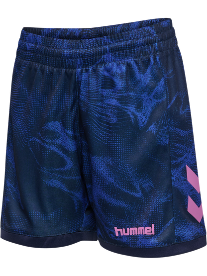HUMMEL Blaze CLUB26 Graphic Shorts Kind (marine/dazzling blue)