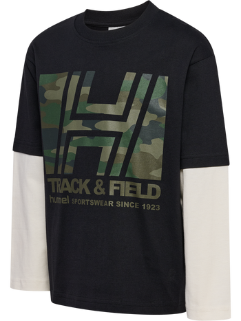 HUMMEL Rebel Layer T-Shirt Ls Kind (black beauty)