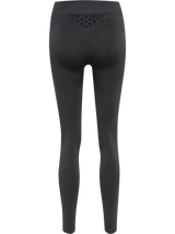 HUMMEL Ci Seamless Mid Waist Tights Damen (black melange)