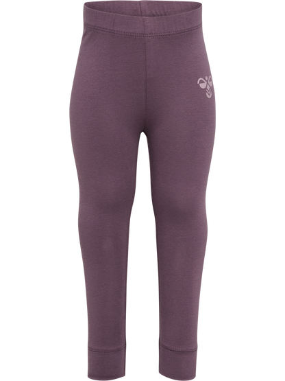 HUMMEL Mini 2-Pack Tights Kind (black plum/sea fog)