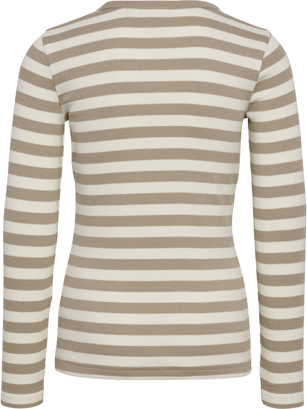 HUMMEL Alpha T-Shirt L/S Kind (cobblestone/marshmallow)