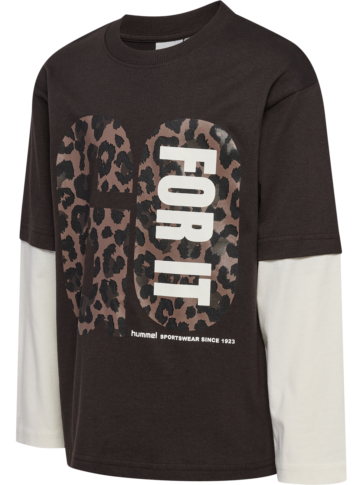 HUMMEL Rebel Layer T-Shirt Ls Kind (chocolate torte)