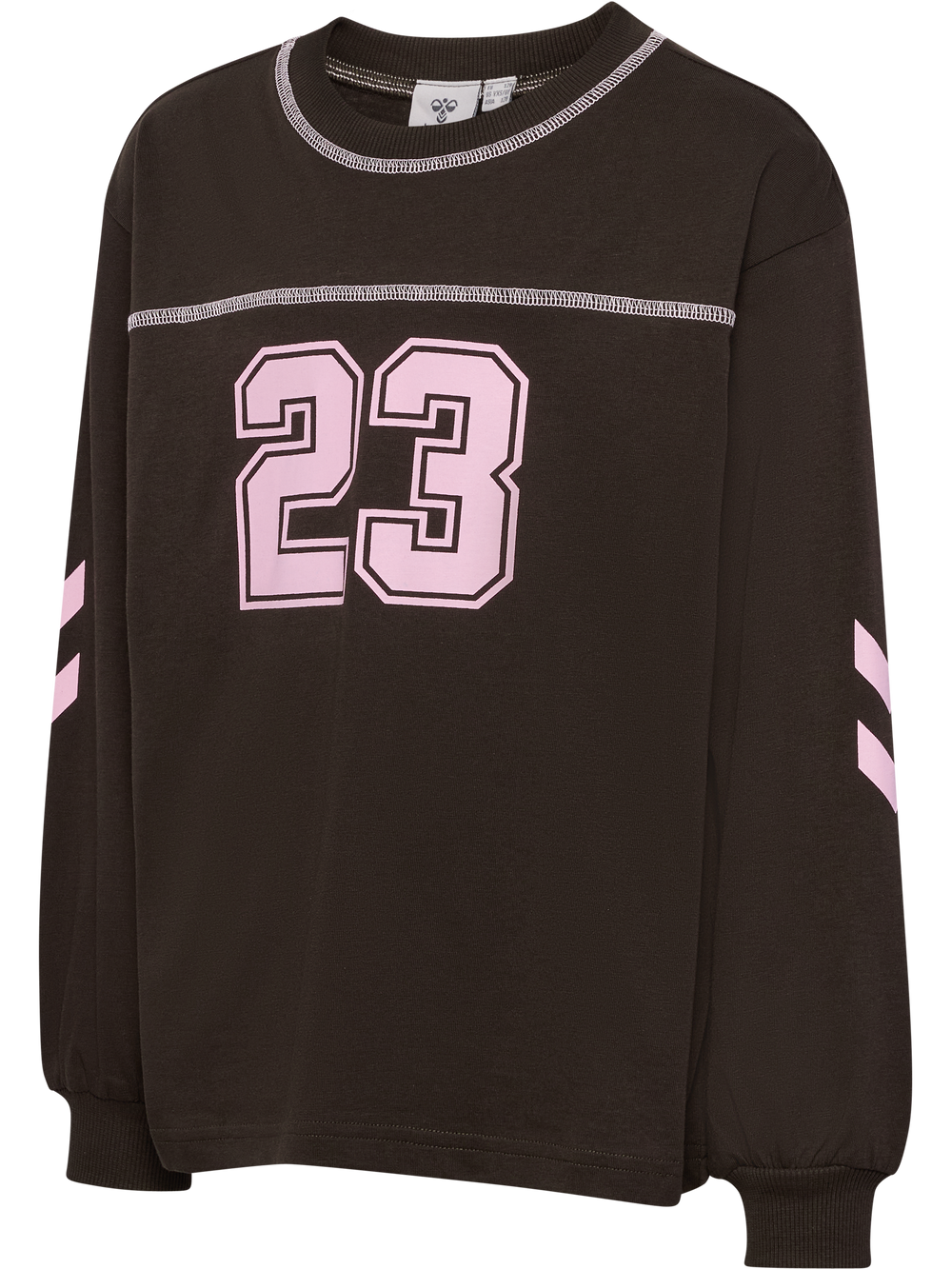 HUMMEL Timmi Boxy T-Shirt L/S Kind (turkish coffee)
