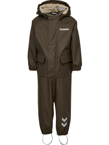 HUMMEL Solo Pu Rain Bib Set Kind (turkish coffee)