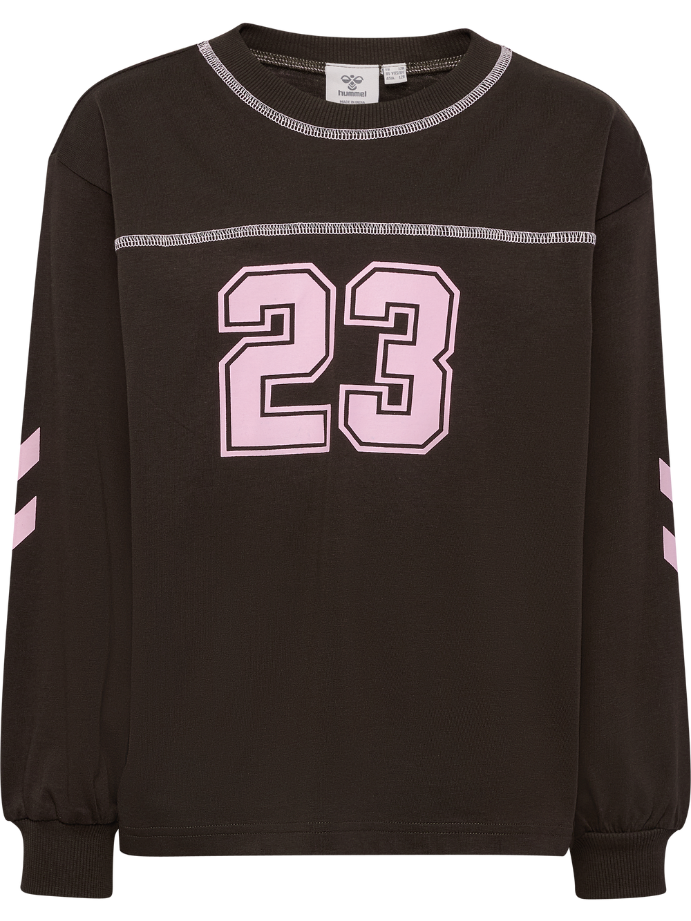 HUMMEL Timmi Boxy T-Shirt L/S Kind (turkish coffee)