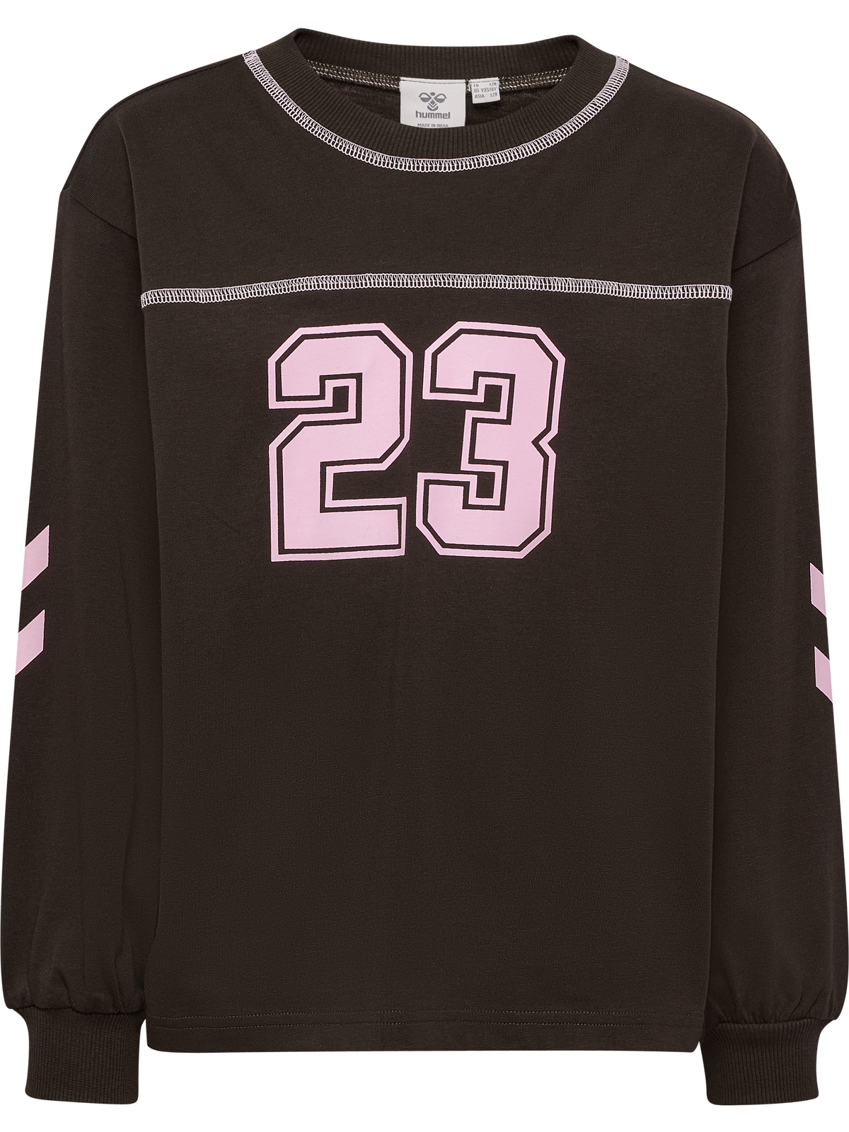 HUMMEL Timmi Boxy T-Shirt L/S Kind (turkish coffee)