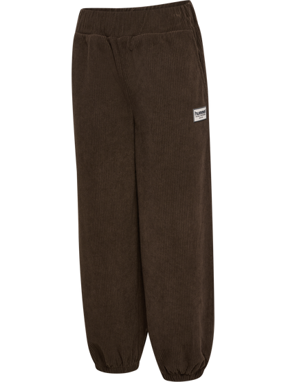 HUMMEL Cordy Loose Pant Kind (chocolate brown)