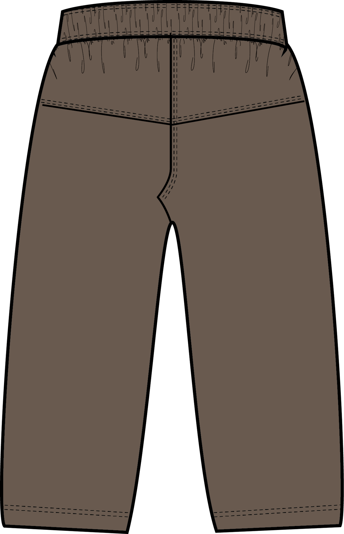 HUMMEL Milton Cropped Pants Kind (chocolate chip)