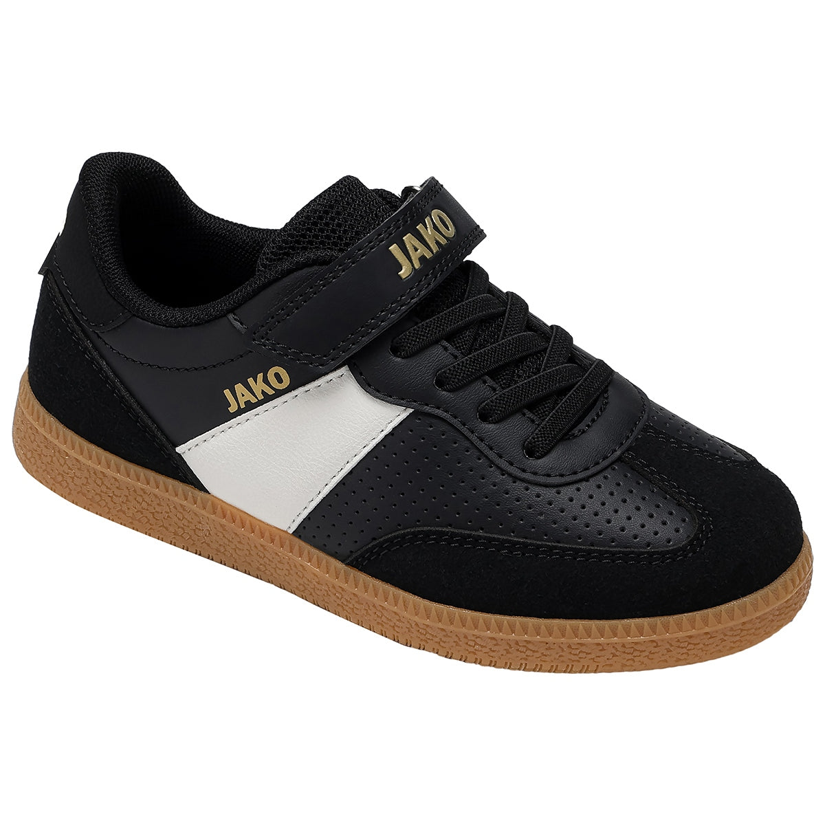 JAKO Sportschuh Citybeat Junior (schwarz/weiß/gold)
