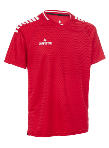 DERBYSTAR Trikot Kurzarm Primo v24 Kind (rot/weiss)