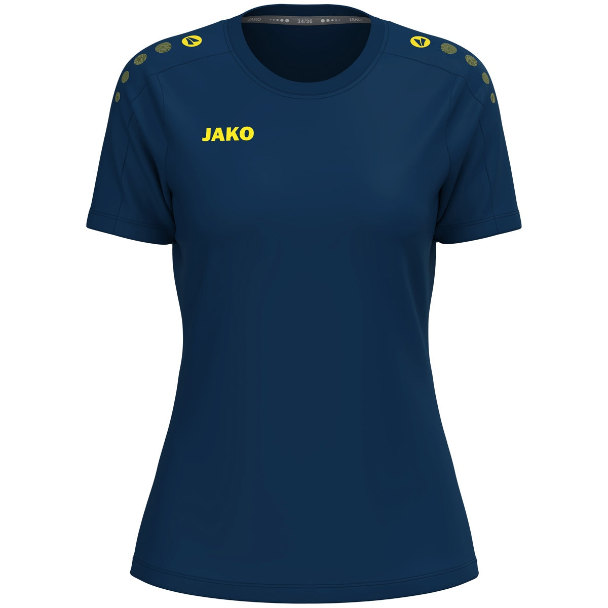 JAKO T-Shirt One Cotton Damen (navy/citro)