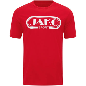 JAKO T-Shirt Retro Unisex Rot